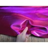 Peau de cuir de chèvre métallisé - fuchsia - Cuir en Stock