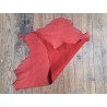 Peau de cuir de chèvre - pépites - rouge mat - Cuirenstock