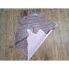 Peau d'agneau nuancé léopard - rose - cuirenstock