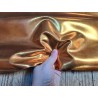 Mouton vernis - bronze orangé nuancé - cuir en stock