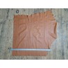 Demi-peau de cuir de vache grainée - Brun automnal - A - Cuir en Stock