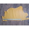 Demi-peau de cuir de vachette grainé -Jaune- maroquinerie-Cuirenstock