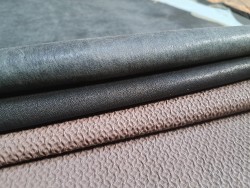 Lot de 3 peaux de cuir stretch - Cuir en Stock