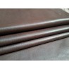 Lot de 3 peaux de cuir stretch identiques - Chocolat