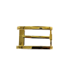 Boucle de ceinture rectangulaire - Laiton - 25 mm - cuirenstock