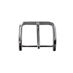 Boucle de ceinture rectangulaire - nickelé - 50 mm - cuirenstock