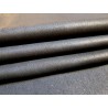 Lot de 3 peaux de cuir stretch - noir mat - Cuir en stock