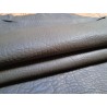 Peau de cuir de mouton crispé - gris - maroquinerie ou vêtement - cuir en stock