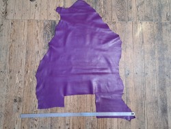 Peau de cuir de mouton - violet - maroquinerie - Cuir en Stock