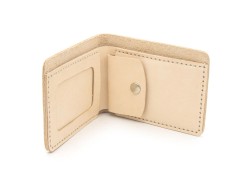 Kit portefeuille en cuir naturel – Prêt à coudre, idéal débutants (tannage végétal) - Cuir en Stock