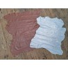 Lot de 2 peaux - Cuir d'agneau et de chèvre - A - Cuir en Stock