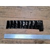 Cuir de crocodile - queue noir satiné - Cuir en Stock