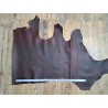 Demi-peau de cuir gras pullup - Marron - B - Cuir en Stock