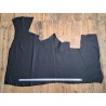 Demi-peau de cuir de taurillon - Noir bleuté - Cuir en Stock