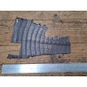 Queue de crocodile - Gris mat - bijoux et accessoires - Cuir en Stock