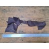 Peau de cuir de crocodile véritable - Violet mat - Cuir en Stock