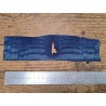 Morceau de cuir de crocodile nubuck - Bleu - Cuir en Stock
