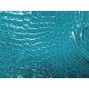 Peau de crocodile - Turquoise - Cuir en Stock