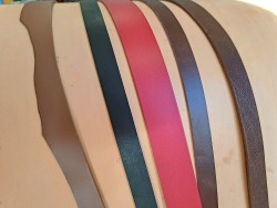 Lot de 5 bandes de cuir classique ou à effet - 2ème choix