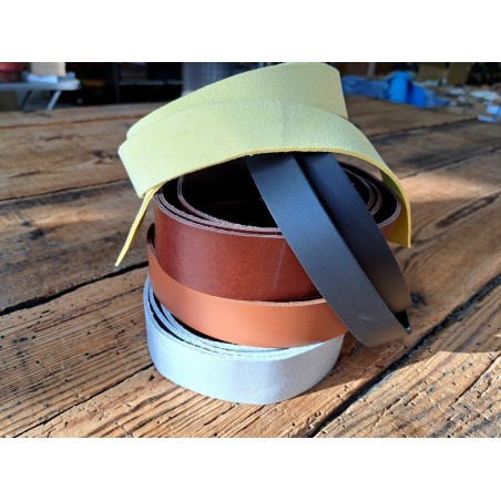 Lot de 5 bandes de cuir classique ou à effet - 2ème choix