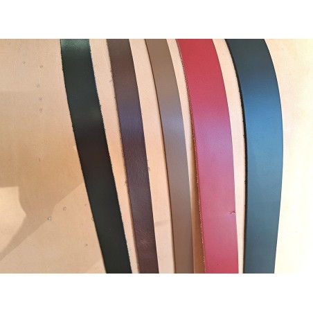 Lot de 5 bandes de cuir classique ou à effet - 2ème choix