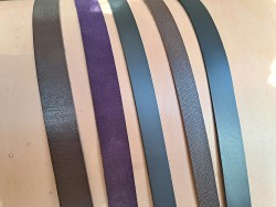 Lot de 5 bandes de cuir classique ou à effet - 2ème choix