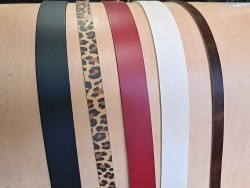Lot de 5 bandes de cuir classique ou à effet - 2ème choix