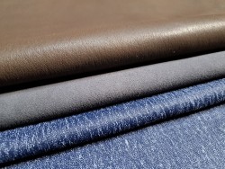 Lot de 3 peaux de cuir stretch - Cuir en Stock