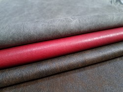 Lot de 3 peaux de cuir stretch - Cuir en Stock