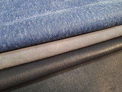 Lot de 3 peaux de cuir stretch - Cuir en Stock