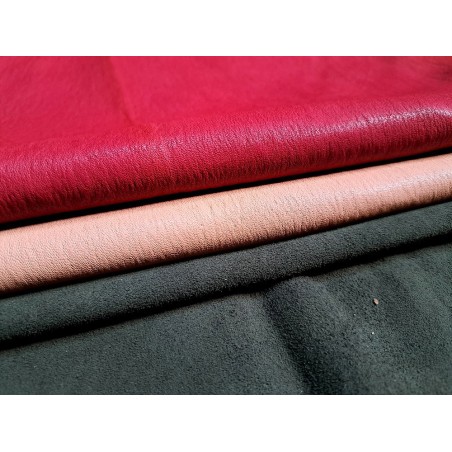 Lot de 3 peaux de cuir stretch - Cuir en Stock