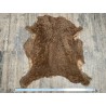 Peau de mouton lainée frisée brun noisette – Dos velours – Qualité italienne – Série limitée - Cuir en Stock