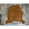 Peau de mouton lainée frisée brun noisette – Dos velours – Qualité italienne – Série limitée - Cuir en Stock