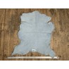 Peau de mouton lainée frisée bleu ciel – Dos velours – Qualité italienne – Série limitée - Cuir en Stock