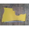 Peau de cuir de veau swift lisse - jaune - maroquinerie - Cuirenstock