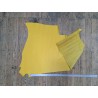Peau de cuir de veau swift lisse - jaune - maroquinerie - Cuir en stock