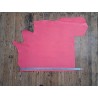 Bande de cuir de vachette grainé - bubblegum - maroquinerie - ameublement - Cuir en stock