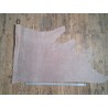 Demi-peau de cuir de veau grain effet galuchat  - Beige- cuir en stock