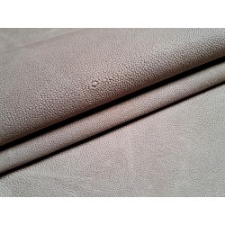 Demi-peau de cuir de veau grain effet galuchat  - Beige- cuirenstock