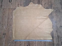 Bande de cuir de veau - grecque - or blanc - maroquinerie - cuirenstock