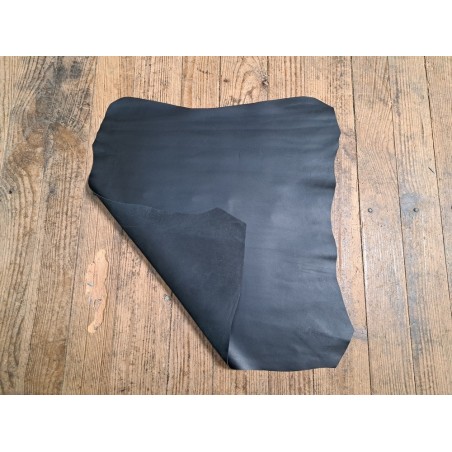 Peau de cuir de chèvre - noir - maroquinerie accessoire - Cuirenstock