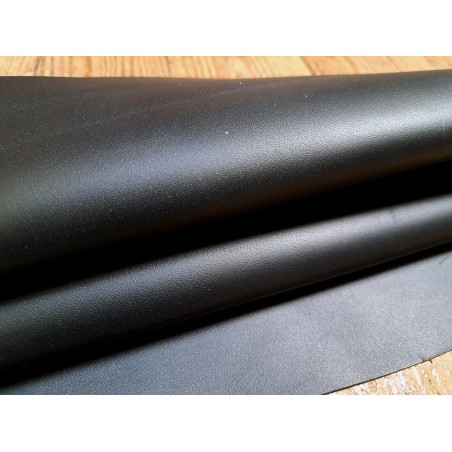 Peau de cuir de chèvre - noir - maroquinerie accessoire - Cuir en stock