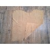 Peau de veau velours - SABLE - Cuir en Stock