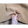 Peau de veau velours - SABLE - Cuir en Stock