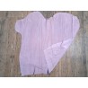 Peau de veau velours - ROSE CLAIR - Cuir en Stock