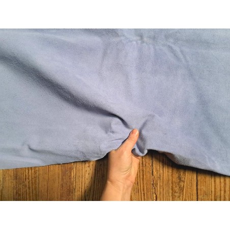 Peau de veau velours - LILAS - Cuir en Stock