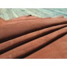 Peau de veau velours - MARRON SEQUOIA - Cuir en Stock
