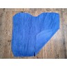 Peau de veau velours - BLEU DENIM - Cuir en Stock