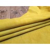 Peau de veau velours - JAUNE - Cuir en Stock