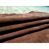 Peau de veau velours - CAFE - Cuir en Stock